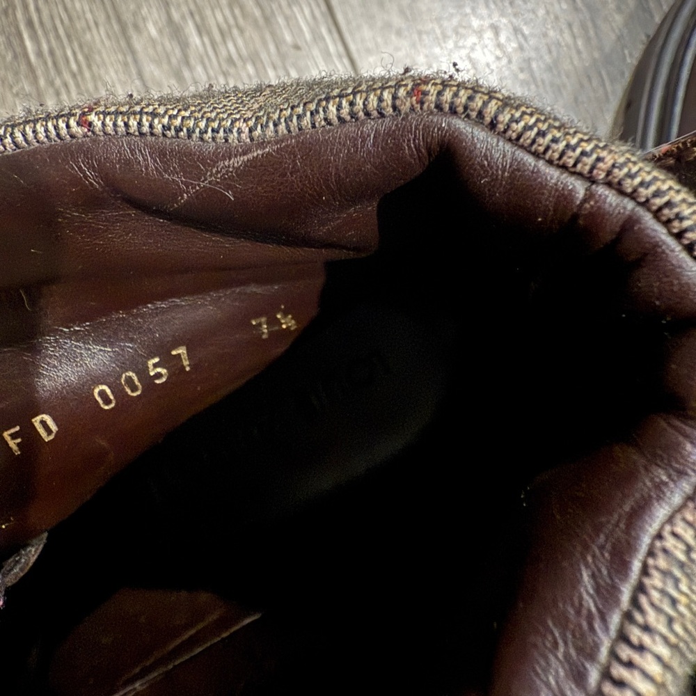 Louis Vuitton Dark Brown Leather Men's Boots - Picture 4 of 6